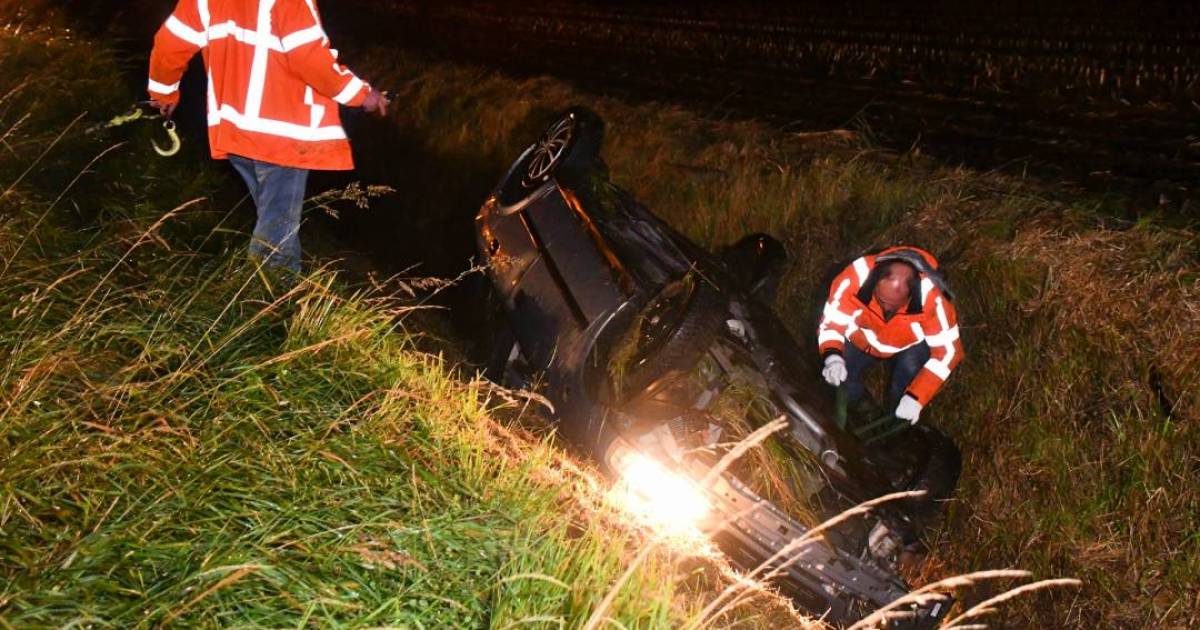 Automobilist gewond bij eenzijdig ongeval bij Yerseke.