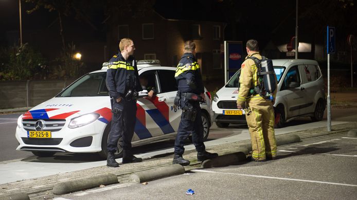 De politie kwam ter plaatse.