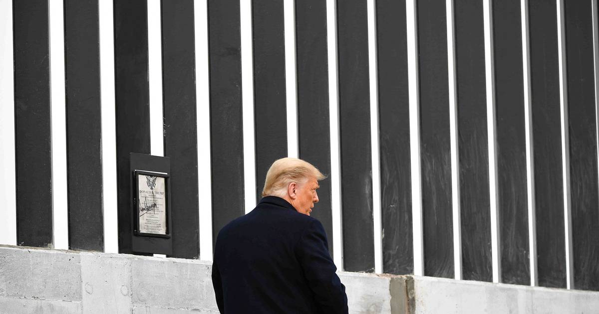 Trump is visiting the U.S. southern border abroad at the invitation of the Texas governor