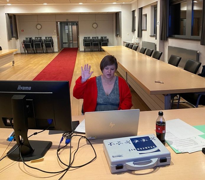 Marijke Gidts (CD&V) heeft de eed afgelegd op de (digitale) gemeenteraad van Lubbeek.