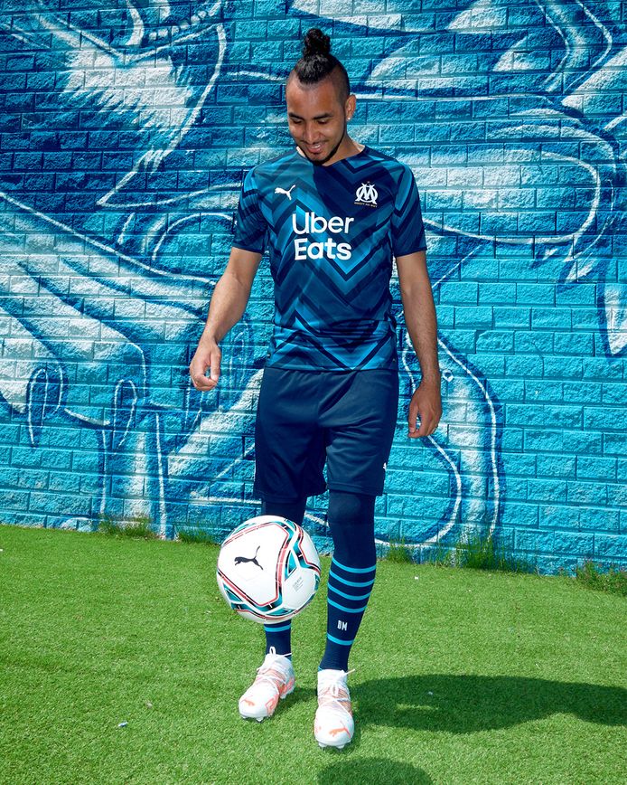 Het nieuwe uitshirt van Olympique Marseille