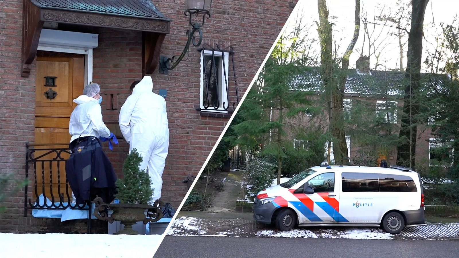 Politie zoekt in avond met zaklampen