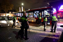 Een groep PEC Zwolle-aanhangers is zaterdagavond opgepakt in Eindhoven.