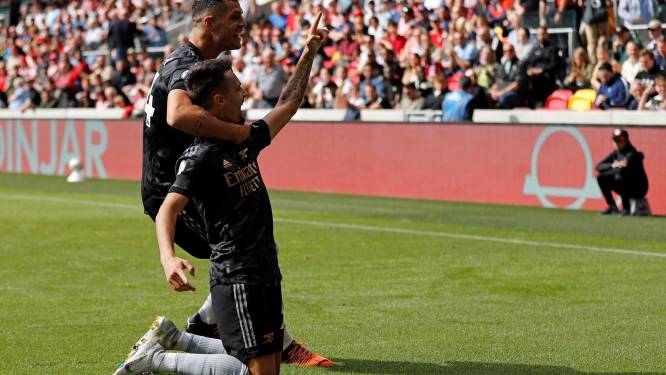 Arsenal wint eenvoudig van Brentford in Londense derby