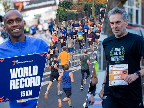 TERUGLEZEN Zevenheuvelenloop | Weer wereldrecord voor Kiplimo • Schoof rende mee • Laatste lopers trokken eindsprint