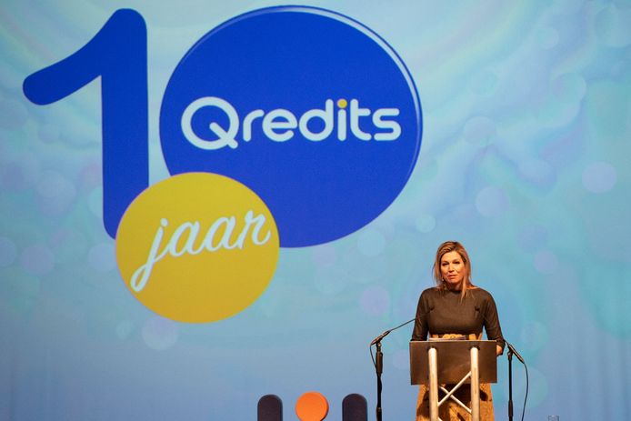 Koningin Maxima vierde vorig jaar met Qredits het 10-jarige bestaan van de verstrekker van microfinanciering.