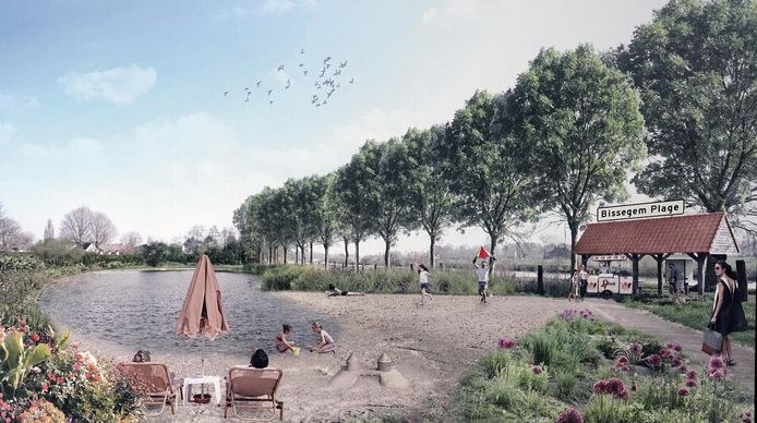 Bissegem Plage als nieuwe groene ruimte voor Bissegem aan de Leie.
