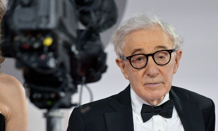 Woody Allen op het filmfestival van Venetië.