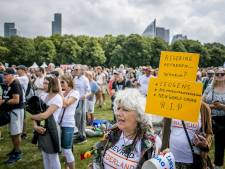 Honderden Mensen Komen Naar Demonstratie Viruswaarheid Op Het Malieveld Den Haag Ad Nl