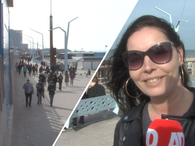 Scheveningen geniet van het lekkere weer