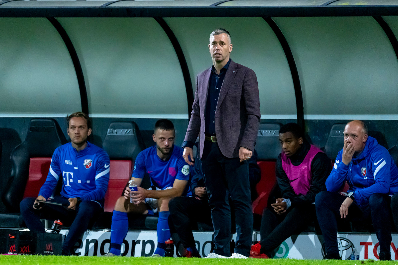 René Hake won vorig seizoen met FC Utrecht van NEC in De Goffert (0-3).