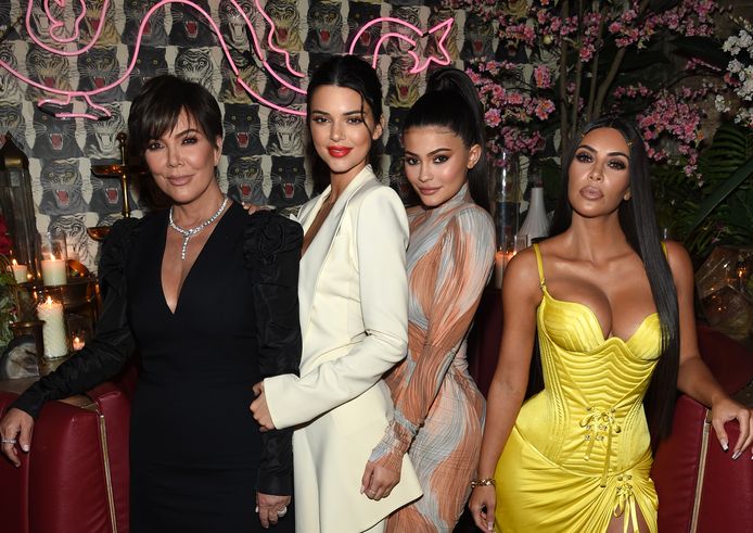 Kris Jenner, Kendall Jenner, Kylie Jenner en Kim Kardashian.