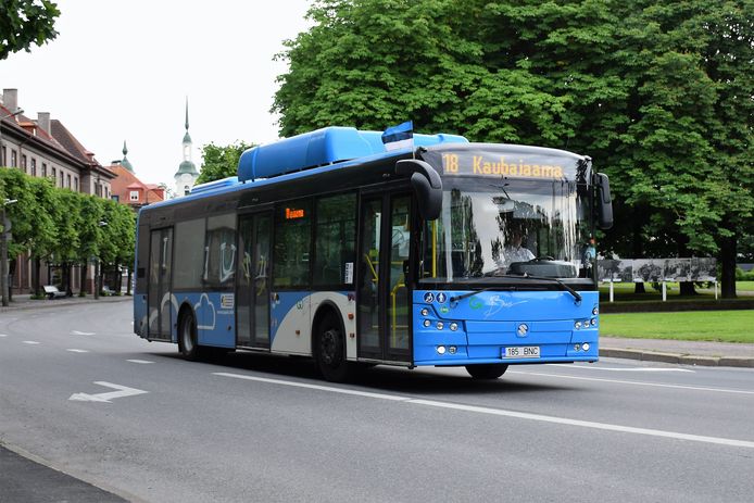 Elf van de vijftien regio's in Estland voerden het gratis vervoer al in.