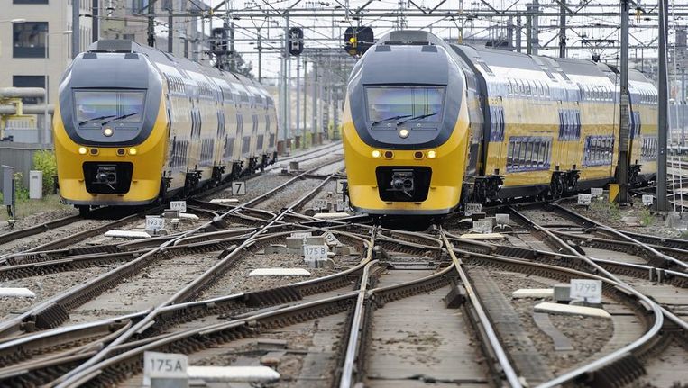 ProRail en de NS werden midden jaren negentig uit elkaar gehaald. De problemen die het spoor chronisch teisteren worden door velen gezien als een rechtstreeks gevolg van de splitsing. Beeld anp