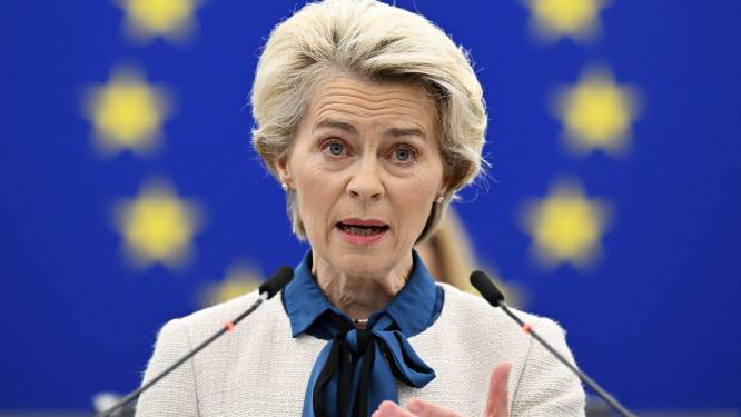 Ursula von der Leyen: “Oekraïne heeft onvoorwaardelijke steun van de EU”