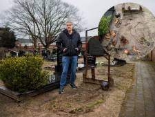 Koperdieven stelen grafmonument dat de vader van Pascal voor zijn moeder maakte: ‘Dit is onvervangbaar’