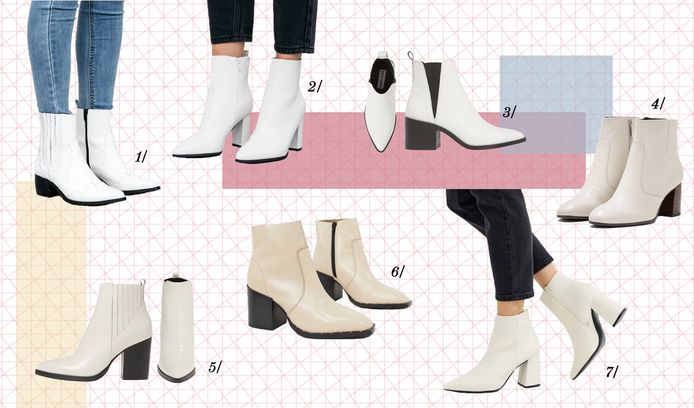 These boots are made walking: de leukste witte laarsjes voor de lente | Mode Beauty | hln.be