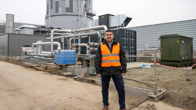 Bouw compostinstallatie voor productie biogas op volle toeren: Fluvius plaatst cabine om groen gas op net te steken