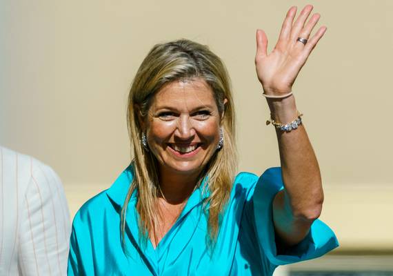 Koningin Máxima gespot in nieuwe modetrend