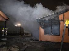 Zeer grote brand bij voetbalclub in Bergschenhoek 
