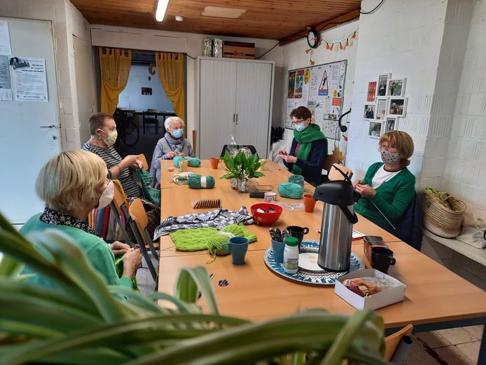Enkele vrouwen uit de Reinaertwijk hebben meer dan 75 lappen bijgebracht.