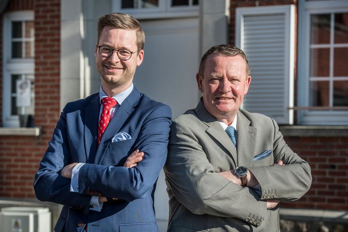 Wouter Vermeersch en Stefaan Sintobin, de West-Vlaamse lijsttrekkers voor Vlaams Belang.