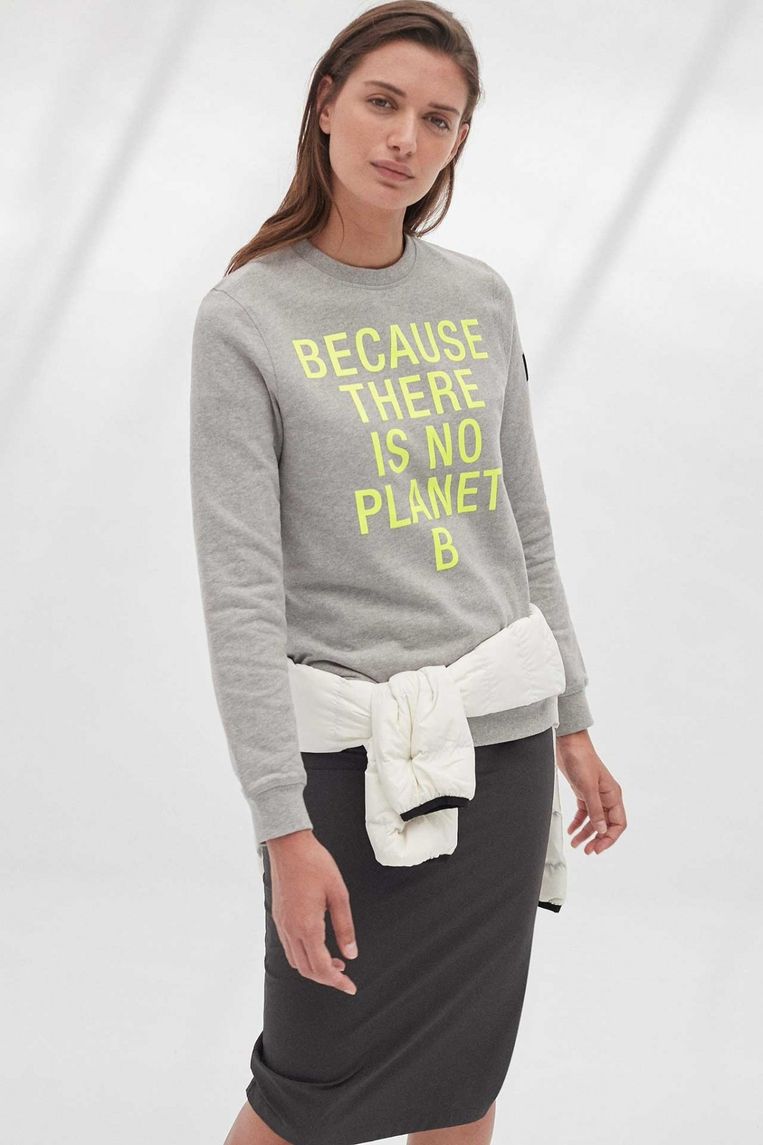 Onder de slogan ‘There is no Planet B’ maakt Ecoalf garens en weefsels van het afval dat vissers als bijvangst naar boven halen. Beeld Ecoalf