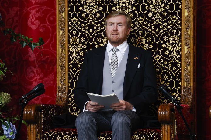 Koning Willem-Alexander leest de troonrede voor op Prinsjesdag