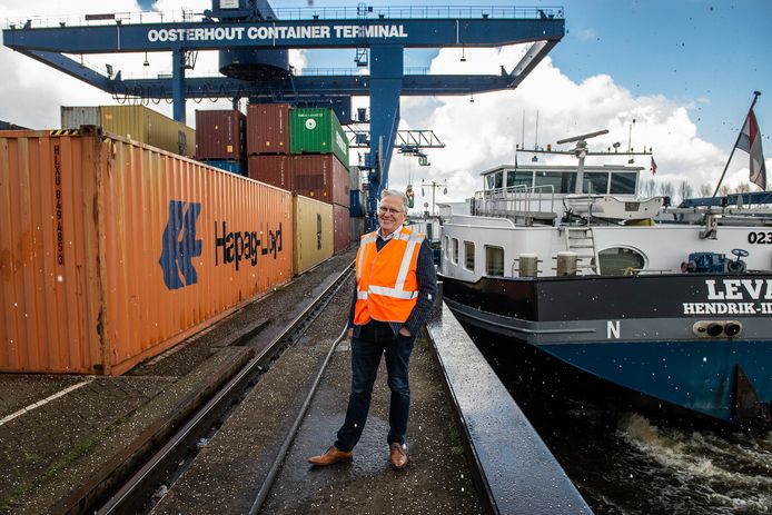 Arie Rietveld, directeur van de Oosterhoutse Container Terminal .