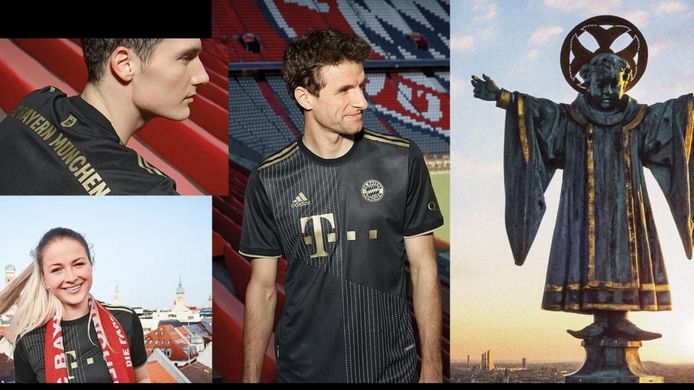 Het nieuwe uitshirt van Bayern München