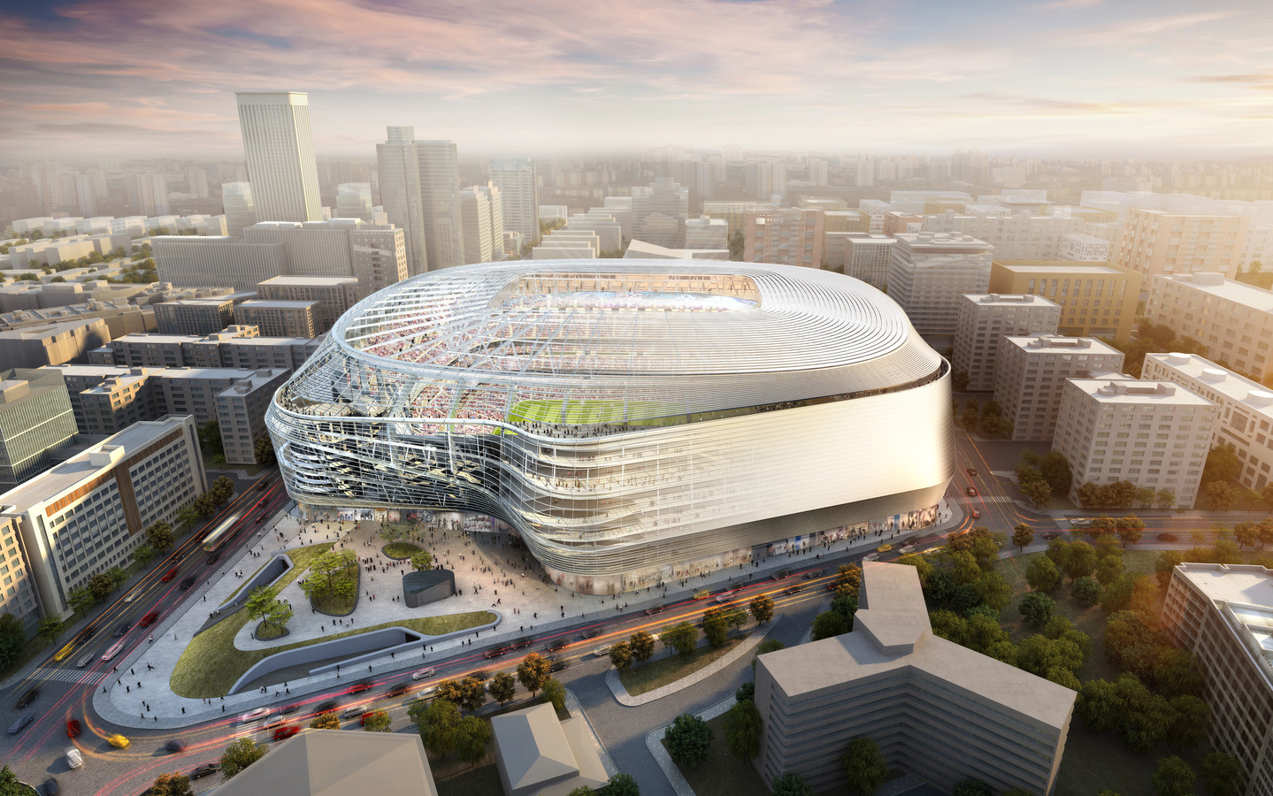 Real Madrid toont renovatieplan Santiago Bernabéu ‘Het beste stadion