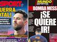 “Guerre totale”, “un adieu par burofax”: la “bombe Messi” enflamme la presse européenne