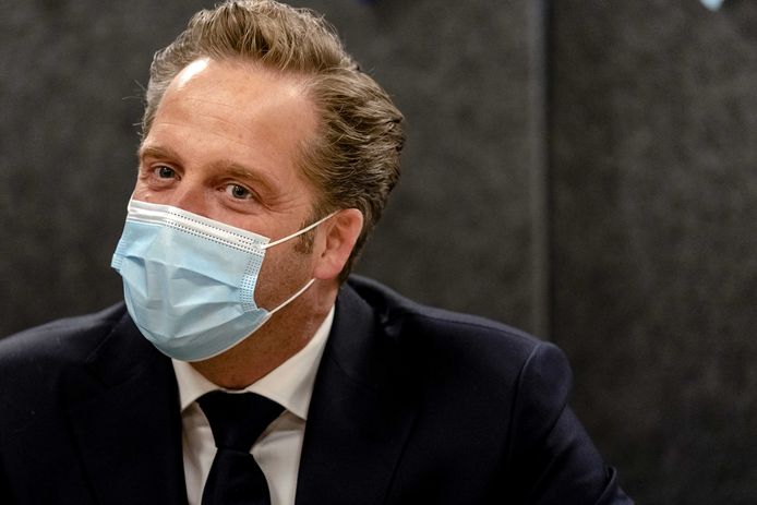 Demissionair minister Hugo de Jonge (Volksgezondheid, Welzijn en Sport).