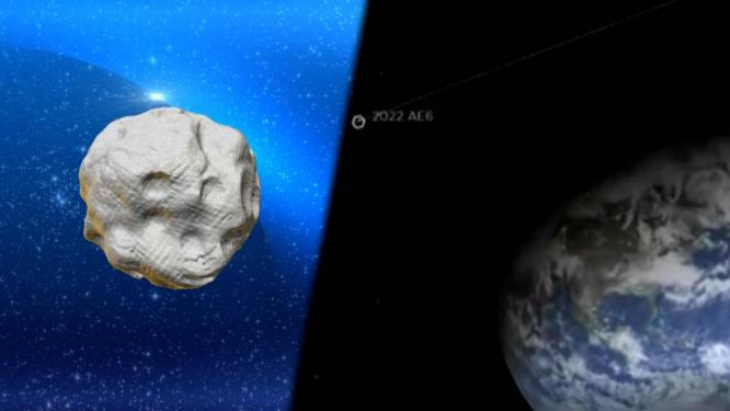 Enorme asteroïde scheert vanavond langs de aarde