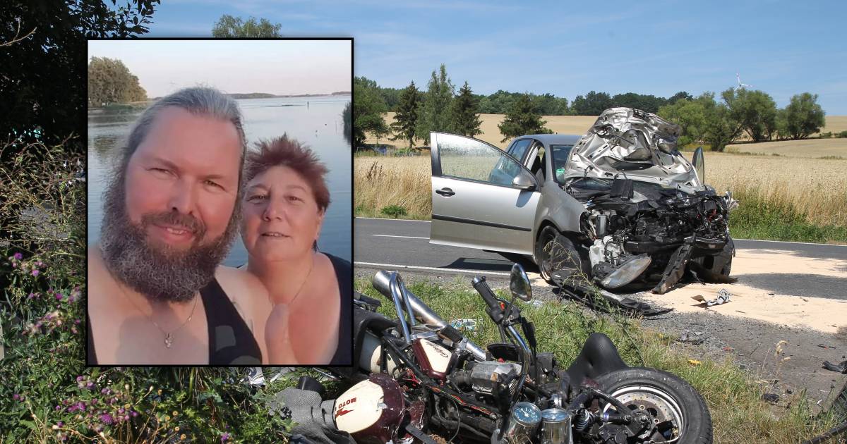 Massaal eerbetoon motorvrienden bij uitvaart verongelukt paar Lutten: ‘Overal maakten ze vrienden’