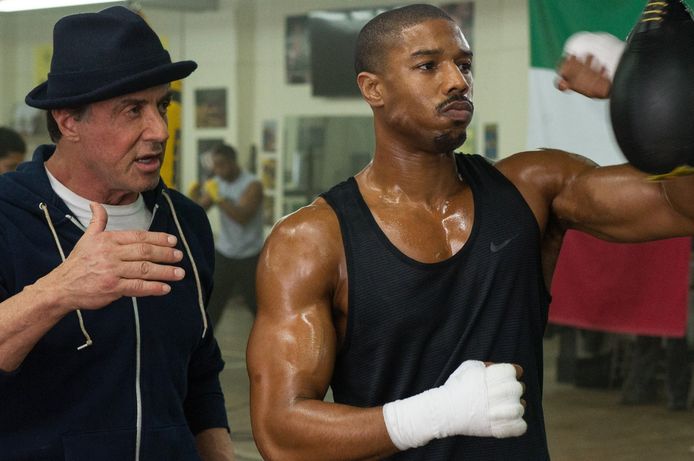 Met Sylvester Stallone in 'Creed'.