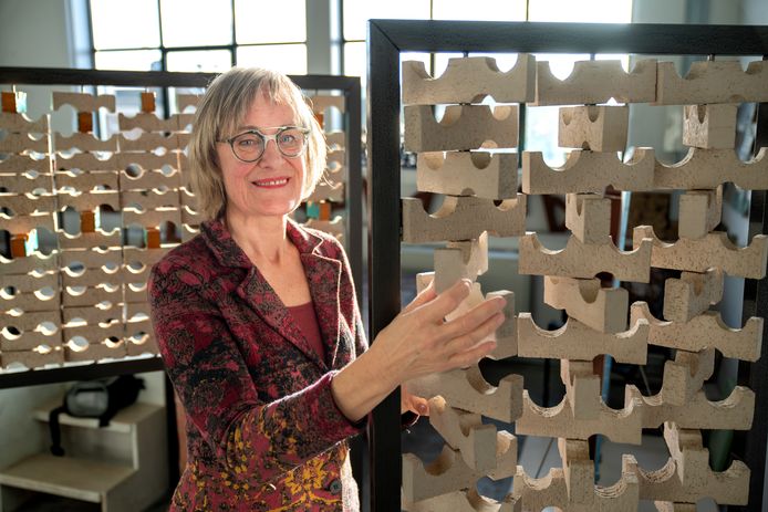 Christine Jetten in haar atelier in Den Bosch.