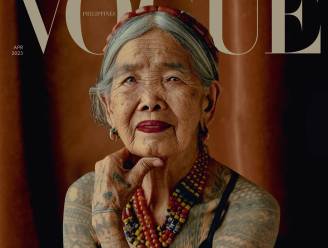 106-jarige maker van zeer pijnlijke tattoos is oudste Vo­gue-covermodel ooit