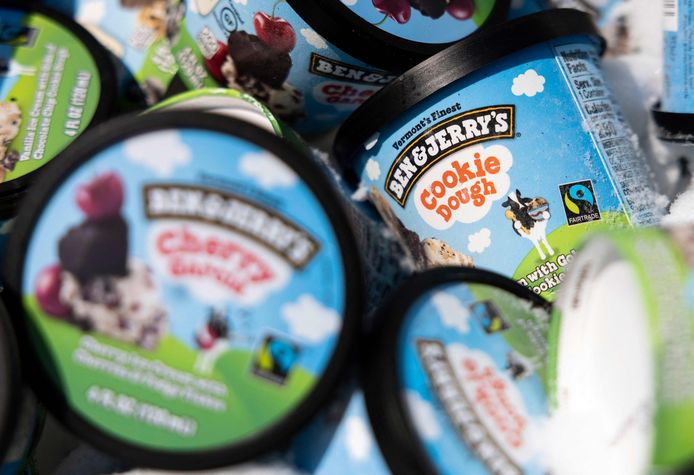 Les glaces offertes sont au parfum "pâte à cookies".