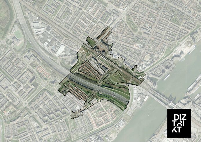 Het Stationskwartier in Zwijndrecht.