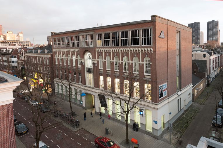 Gezicht op het Witte de With Center for Contemporary Art in Rotterdam. Beeld Bob Goedewaagen