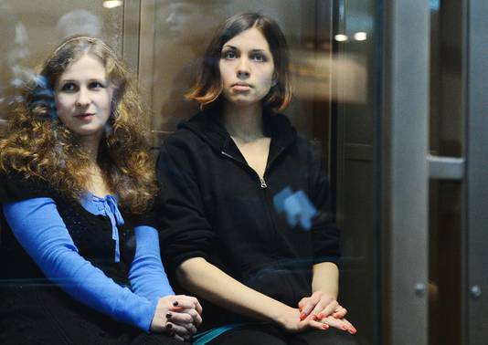Maria Alekhina et Nadejda Tolokonnikova