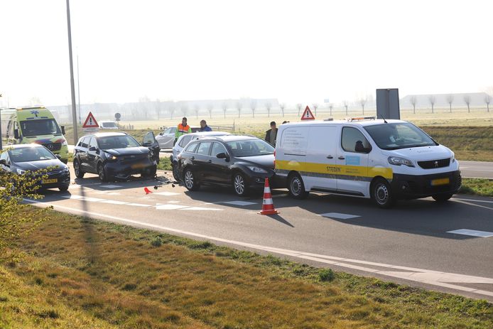 De kop-staartbotsing.