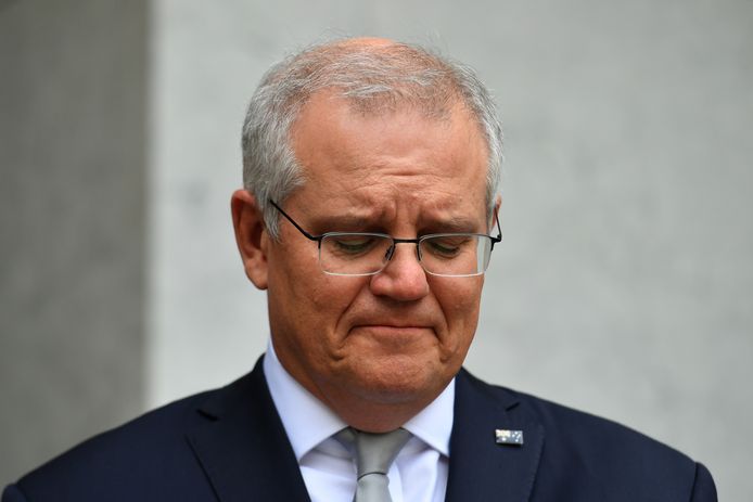 De Australische premier Scott Morrison.