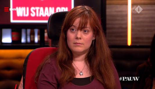 Naast Noortje van Lith zat Amber Bindels in de uitzending van Pauw.