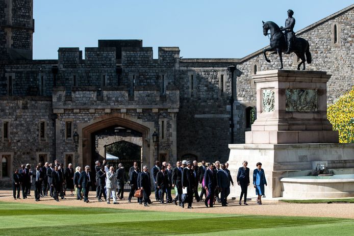 Staatshoofden en regeringsleiders van het Gemenebest zijn bijeen op Windsor Castle.