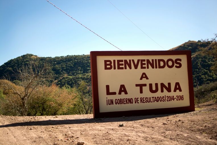 Het geboortedorp van El Chapo, La Tuna. Beeld Jan-Albert Hootsen