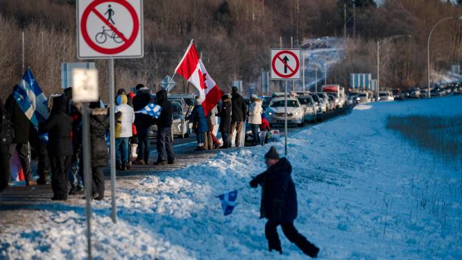Nee, Canadees ‘vrijheidskonvooi’ brak geen Guinness wereldrecord en er waren al helemaal geen 50.000 truckers aanwezig