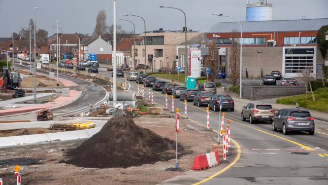 Nieuwe fase in werken Acaciastraat: éénrichting naar centrum na paasvakantie 