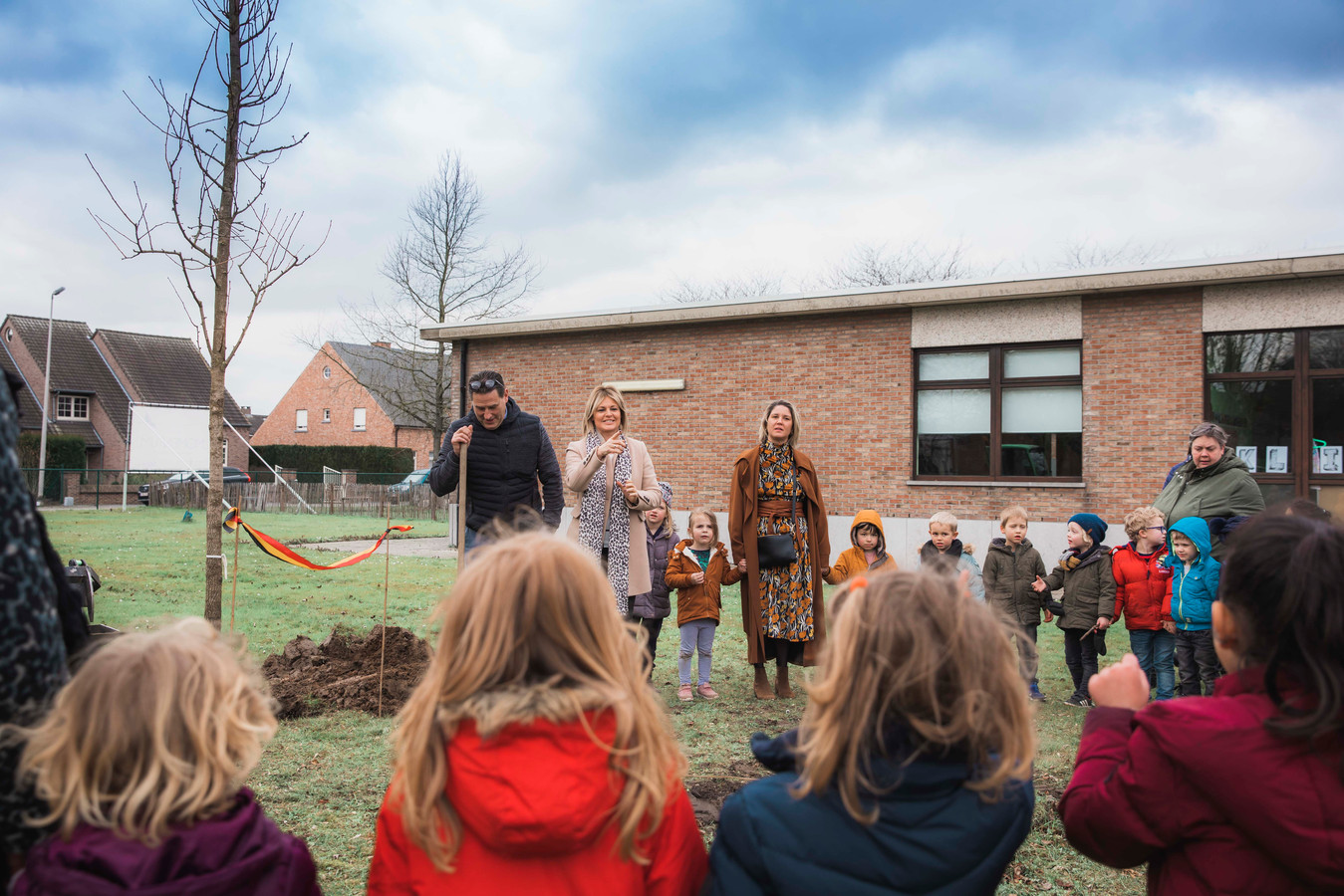 Basisschool Momentum Plant Klimaatboom Foto Hln Be